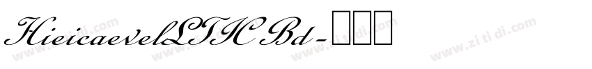HieicaevelLTIC Bd字体转换